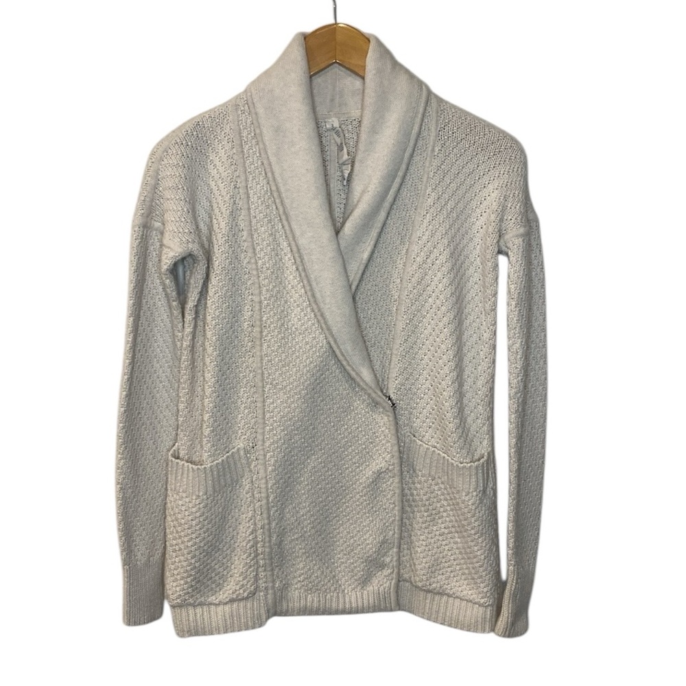 Lululemon Post Practice Women's Heathered Oatmeal… - image 1